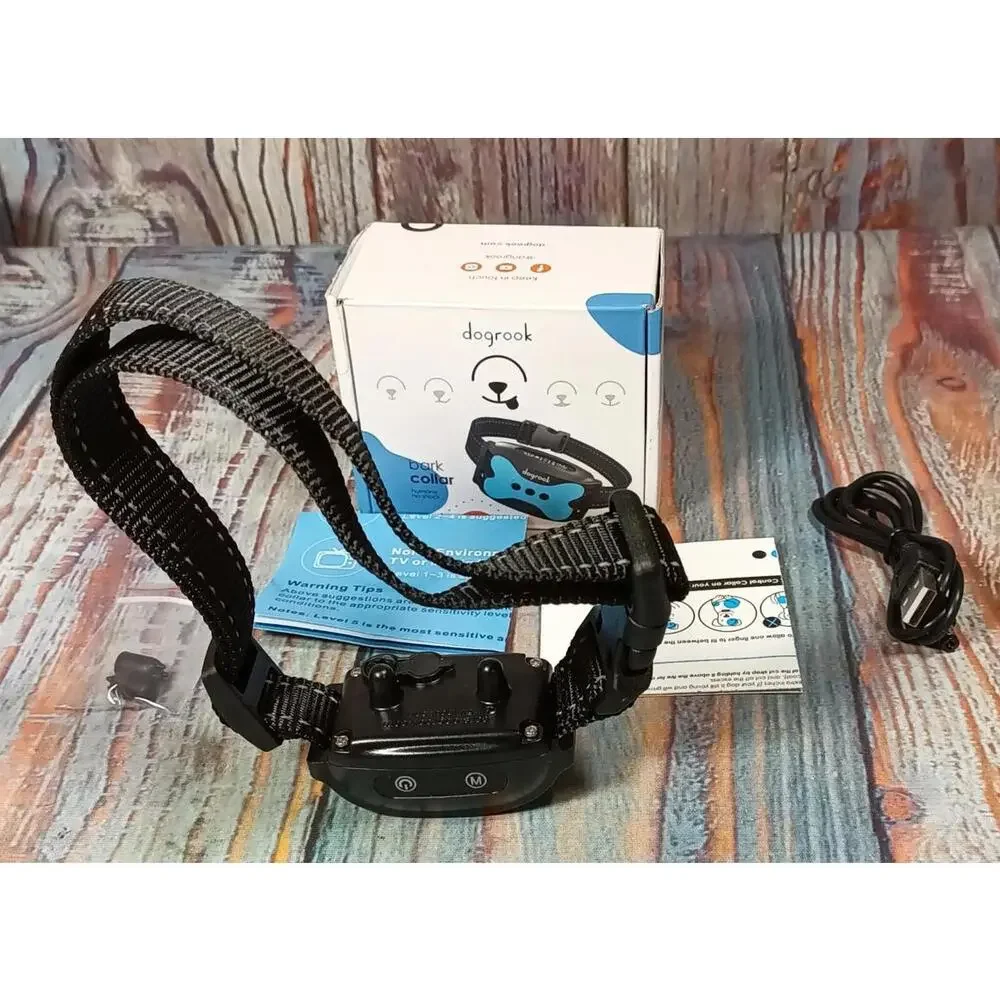 dogrook Rechargeable No‎ Shock Bark Collar with Vibration Modes